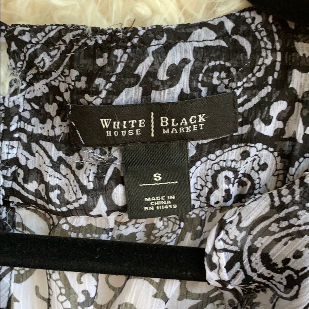 Whbm Sheer Top & Shell Size Small - image 2